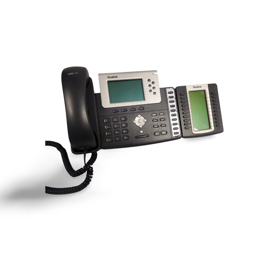 Yealink SIP-T28P with Expansion LCD Module - Enhanced IP Phone for Professional Use