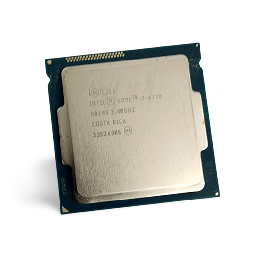 Intel Core i7-4770 CPU – Pre-Owned Intel 3352A908, 3.4GHz, SR149