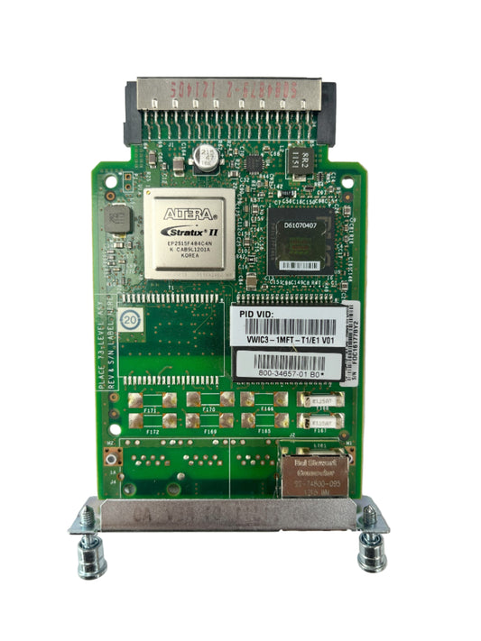 Cisco VWIC3-1MFT-T1/E1 Multiflex Trunk Voice/WAN Interface Card